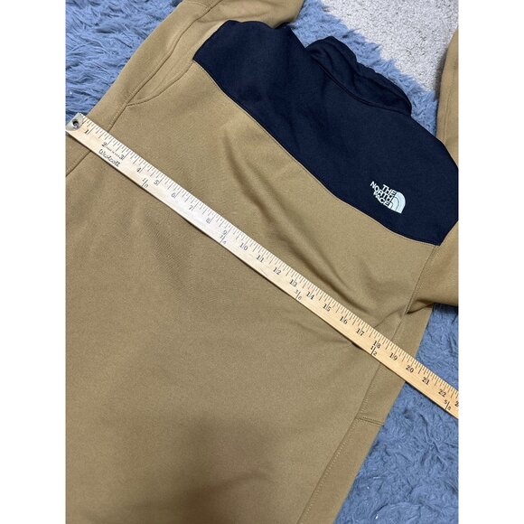 The North Face Mens Medium Full-Zip Jacket Black & Tan Fleece - Picture 7 of 8